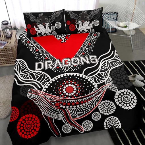 NRL St. George Illawarra Dragons Aboriginal Doona Cover