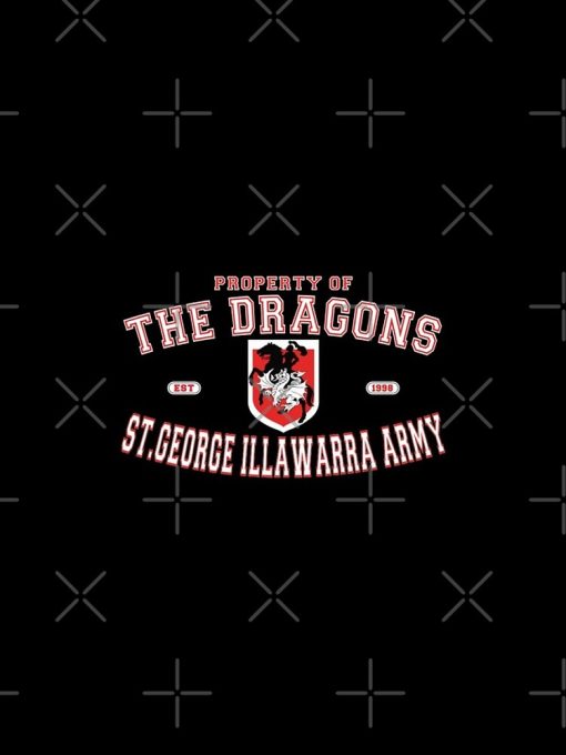 NRL St. George Illawarra Dragons Black Version Phone Case