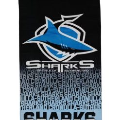 NRL Cronulla-Sutherland Sharks Beach Towel V2