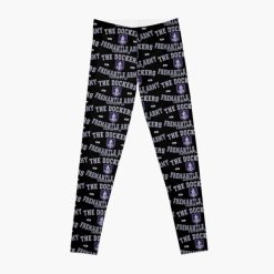 AFL Fremantle Dockers Black Multi Logo Leggings