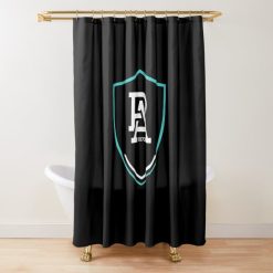 AFL Port Adelaide Black 1870 Shower Curtain