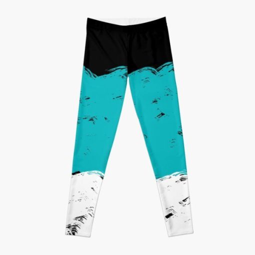 AFL Port Adelaide Black Blue White Leggings