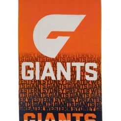 AFL Greater Western Sydney Giants Black Orange Beach Towel